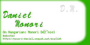 daniel monori business card